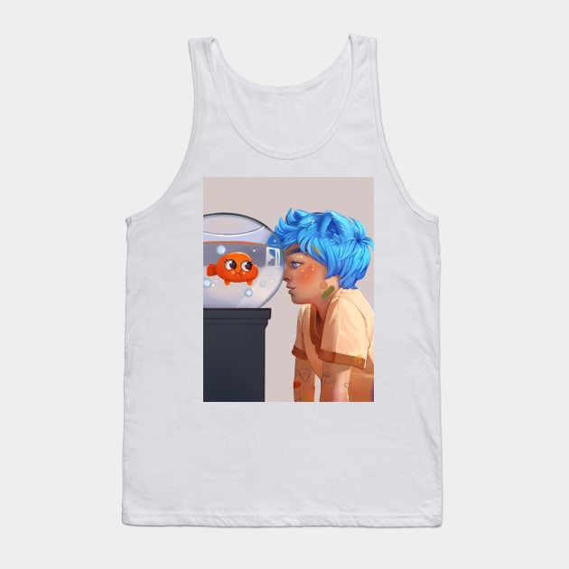 Gumball humanization Tank Top by Deya